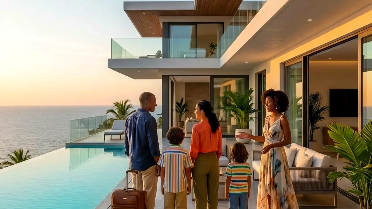 Propriété contemporaine à Sainte-Anne Guadeloupe